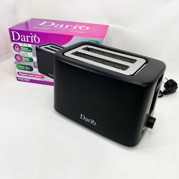 Тостер DARIO DT1007. Колір: чорний | Зображення 3