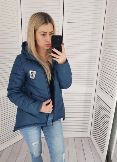 Жіноча демісезонна куртка з емблемою, арт.210/7, пляшка | Зображення 9