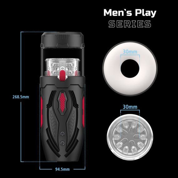 Мастурбатор - Erospace Men’s Play Automatic Male Masturbator B1 | Зображення 9