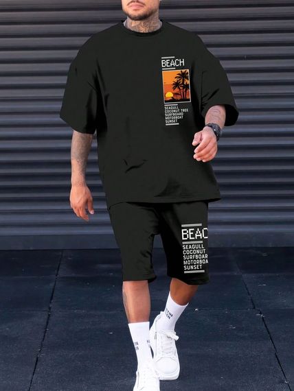 Комплект футболка та шорти ДТФ