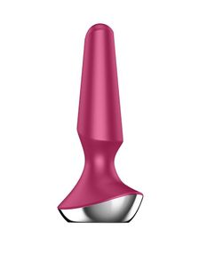 Анальна смарт-вібропробка Satisfyer Plug-ilicious 2, Червоний