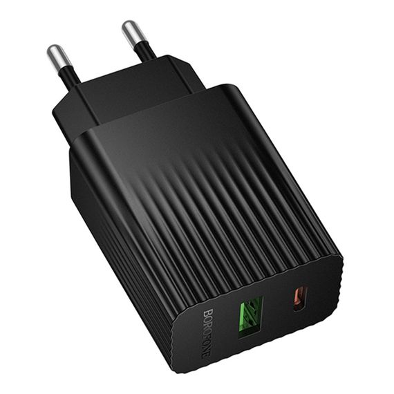 Мережевий зарядний пристрій Borofone BAS76A 1USB-C/1USB PD/QC 30W | Зображення 4