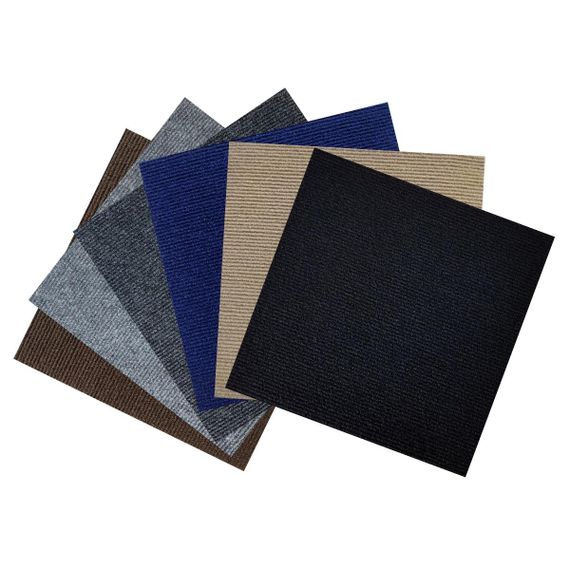 Самоклеюча плитка під ковролін темно-сіра 600х600х4мм SW-00001288 | Зображення 5