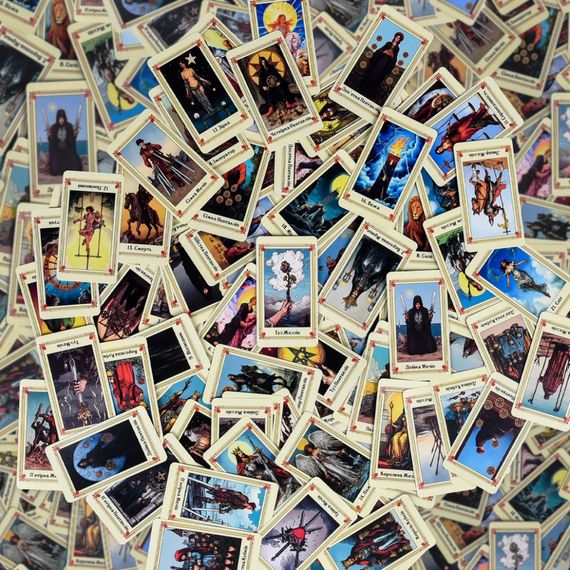 Гадальні карти Таро 30421 картка з посиланням на інструкцію 78 штук | Зображення 3