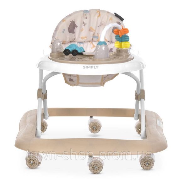 Детские Ходунки SIMPLY ME 1215 Beige, с погремушками, музыкальная | Зображення 1