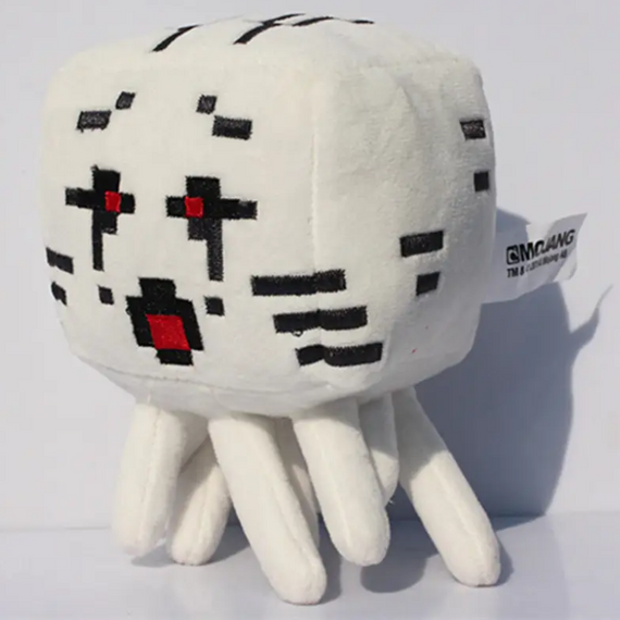 Дитяча іграшка Гаст з гри Minecraft 21 см, віртуальний персонаж Ghast з червоними очима | Зображення 1