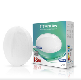 LED Світильник настінно-стельовий 18W 5000К 220V Зоряне небо TLCL-185S Titanum