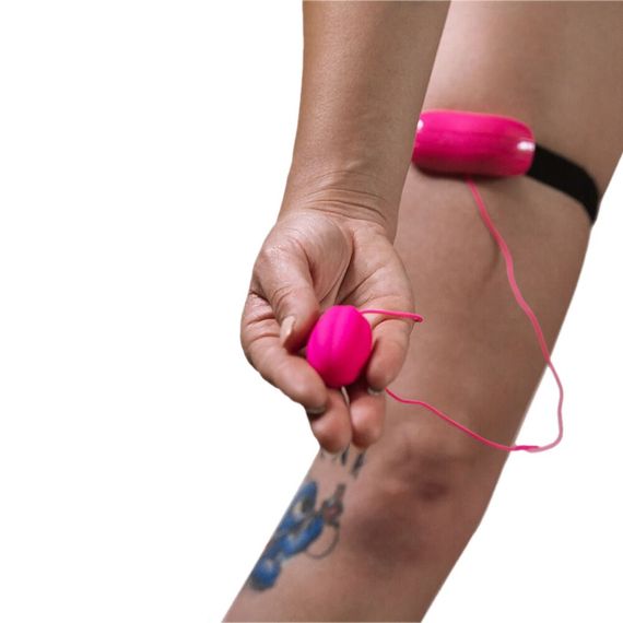 Виброяйце Adrien Lastic Playball для стимуляції точки А, з турборежимом, кріплення до ноги | Зображення 3