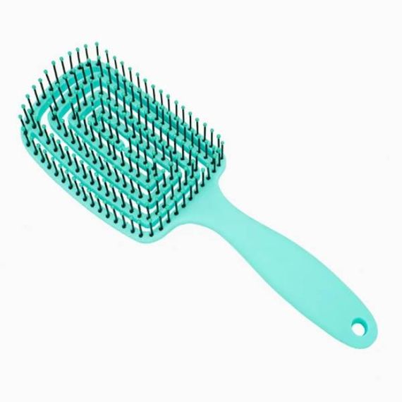 Расческа пластиковая продувная Hollow Comb (Candy-colored) Зеленая