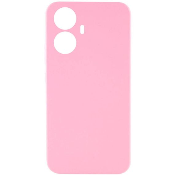 Чохол Silicone Cover Lakshmi Full Camera (AAA) для Realme 10 Pro+ Рожевий / Light pink