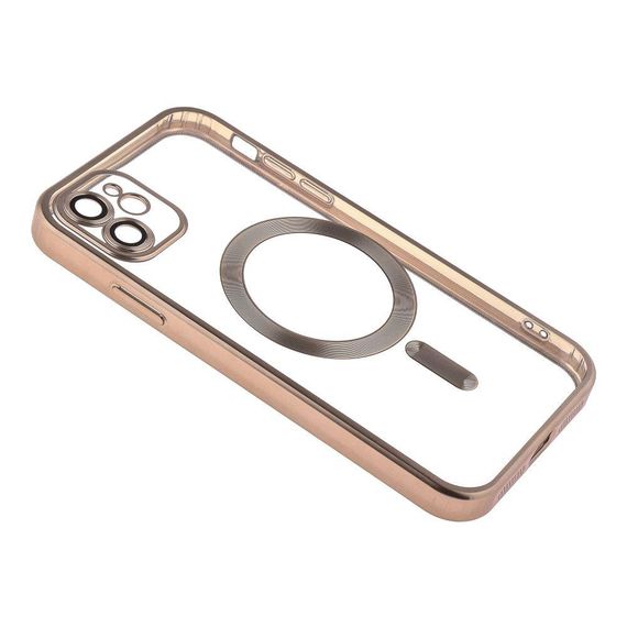 Чехол TPU Metallic Chrome з повним захистом камери with Magsafe для Iphone 11 Цвет Chrome Срібло | Зображення 7