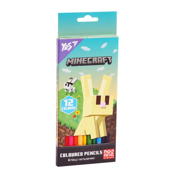 Набір кольорових олівців YES Minecraft Spring 290772 12 кольорів
