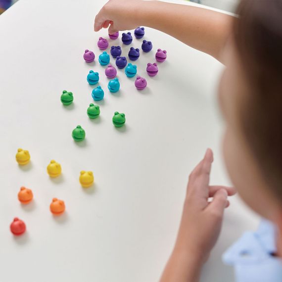 Ігровий набір для навчання рахунку "Веселі жаби Numberblobs" Learning Resources HM94490-UK 120 жабок | Зображення 4
