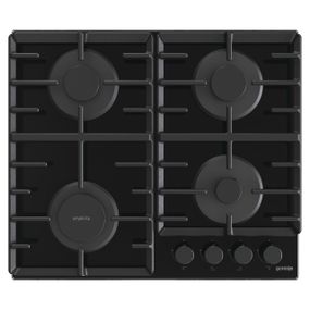 Варочная поверхность Gorenje GT642SYB/ газ на стекле / электроподжиг/ газконтроль/чугунная решетка/ черная (GT642SYB)