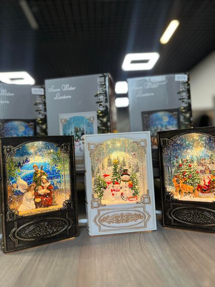 Новорічний музичний нічник-світильник XMAS WDL 24023B