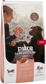 Корм Mera Pure Sensitive Dog Adult Lachs & Reis сухой с лососем для взрослых собак всех пород 12.5 кг