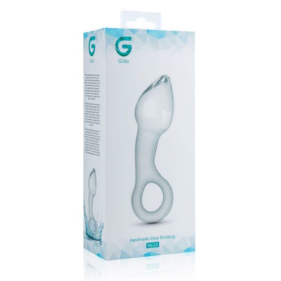Стеклянный стимулятор простаты Gildo Glass Prostate Plug No. 13 | Зображення 3