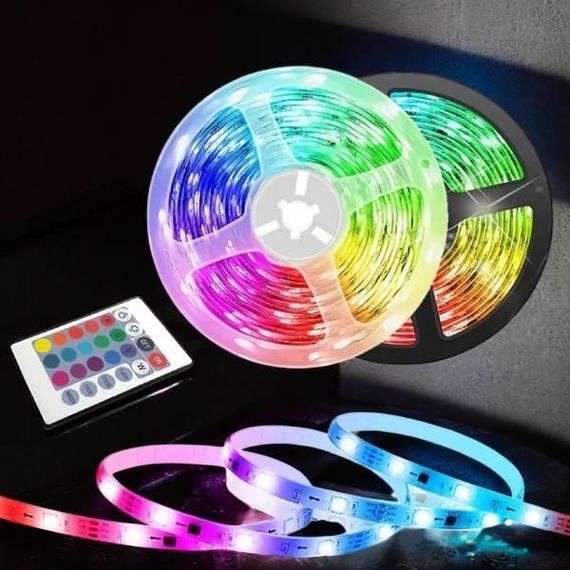 Лента светодиодная силиконовая 5м IP67 RGB