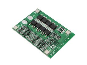 BMS 3S Контроллер заряда разряда (плата защиты) 25A 12.6V Li-Ion 18650 HX-3S-FL25A