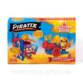 Детский игровой набор с фигурками "Пиратские приключения" PIRATIX PPX1D226IN00 серии "Golden Treasure"