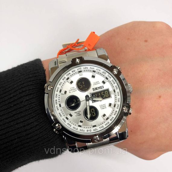 Крутые мужские часы, Стильные черные мужские наручные часы очень стильные EK-15 | Зображення 3