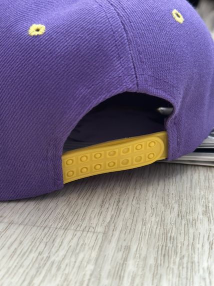 Кепка снепбек (Snapback) Нью-Йорк NY Фіолетовий з жовтим 56-61р (9105) | Зображення 3