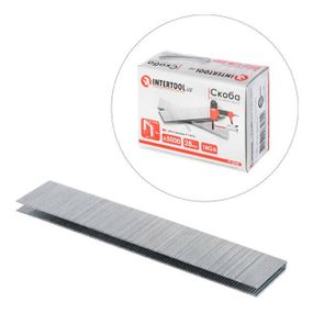 Скоба для степлера РТ-1612 28мм (18GA) 5,7(5,8)x1,25×1,0мм 5000шт/упак INTERTOOL PT-8328