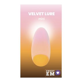 Міні-вібратор Sweet Em, 10 режимів, помаранчевий, 9.5 х 4.5 см Sex Aura