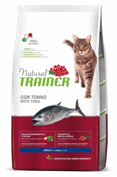 Корм Trainer Natural Super Premium Adult with Tuna сухий з тунцем для дорослих кішок 10 кг