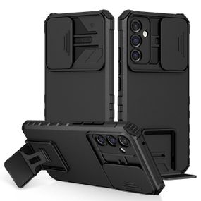 Чехол Kickstand с защитой камеры для Samsung Galaxy A14 цвет Черный