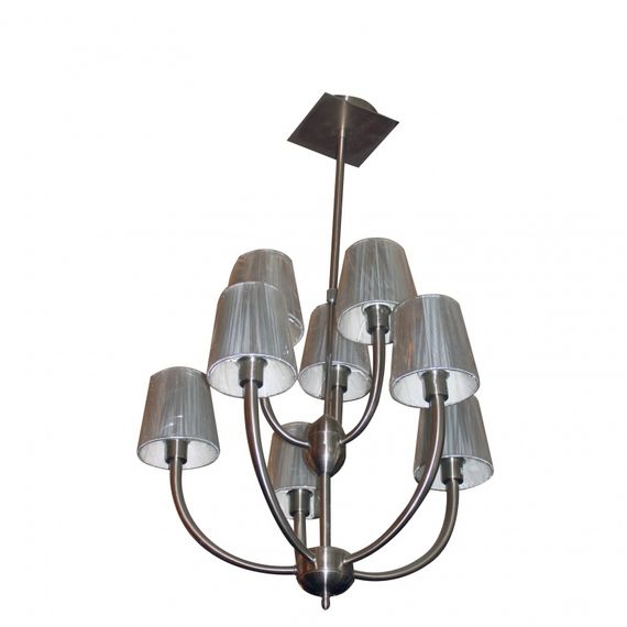 Люстра с абажуром E14 40W CH (BR-473S/8)