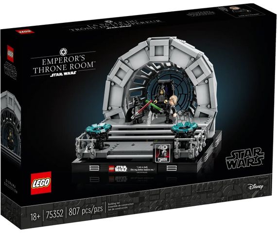 Конструктор LEGO Star Wars Діорама «Тронна зала імператора» (75352) | Зображення 6