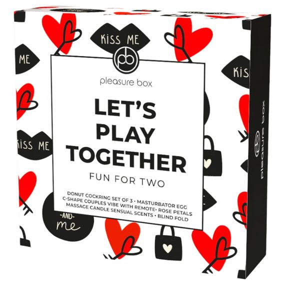 Подарунковий набір для пари Dreamtoys Let'S Play Together, 9 предметів, червоний Sex Aura | Зображення 9