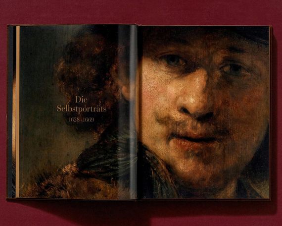 Рембрандт книга с набором автопортретов Rembrandt. Die Selbstporträts. Marieke de Winkel живопись книги | Зображення 4