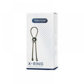 Ерекційне ласо X-Ring Medica Group, силіконове, чорне sexstyle