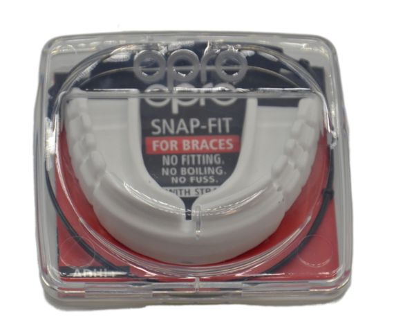 Капа OPRO Snap-Fit Braces під брекети доросла (вік 11+) White (art.002318004) | Зображення 4