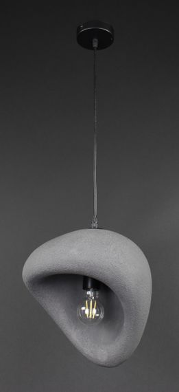 Люстра підвісна на 1 лампочку 27907 Чорний 35-160х30х30 см.