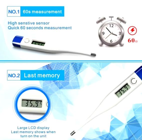 Цифровий медичний термометр | Зображення 2