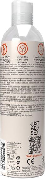 Согревающий лубрикант на водной основе Wet Warming Tropical Explosion 4 in 1, без сахара (118 мл) sexstyle | Зображення 1