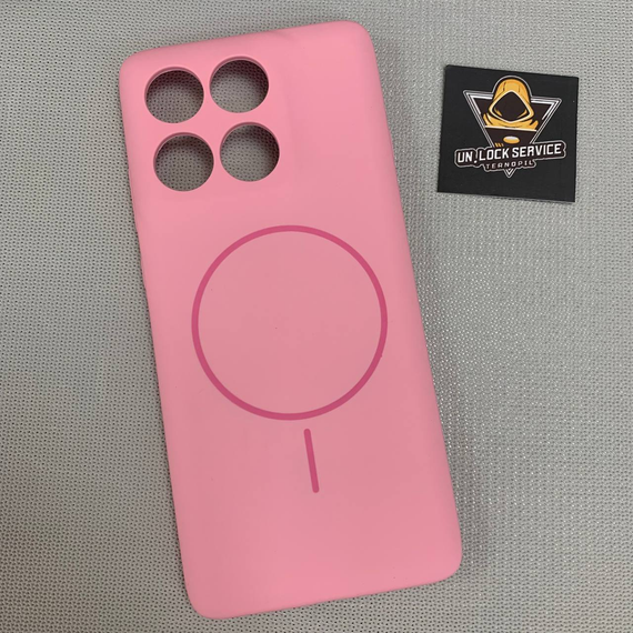 Чохол Motorola Edge 60 Pro MagSafe SoftTouch М'який Протиударний Рожевий