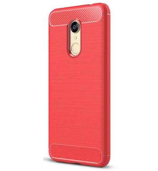 Чехол PRIMO Carbon Fiber Series для Xiaomi Redmi 5 - Red
