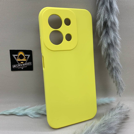 Чохол м'який для Xiaomi Redmi 15C Протиударний | Soft Touch | Жовтий