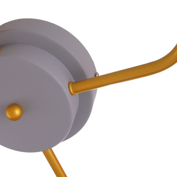 Люстра потолочная в холл LED 30W WW+NW+CW GY (BR-01 640C/4) | Зображення 1