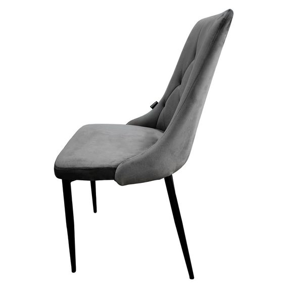 Крісло стілець для кухні вітальні кафе Bonro Бонро B-426 сіре (4 шт) (42400826) | Зображення 4