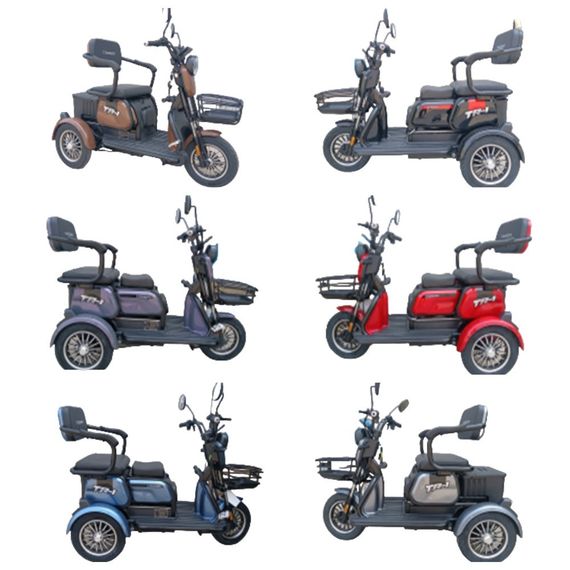 Електротрайк Crosser TR-1 1500W 72V 24Ah, триколісний електроскутер, до 55 км, для дорослих та літніх