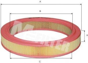 Фільтр повітряний MAZDA 626 (вир-во M-filter) MFILTER A110 на MAZDA 626   (CB)