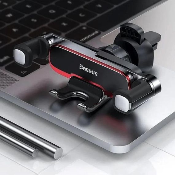Автодержатель Baseus Mr Hui Gravity Car Mount (SUYL-HU0) Black | Зображення 7