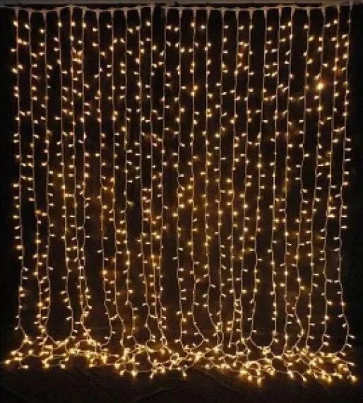 Гирлянда водопад 320-400L 3X3М с заглуш. (10Х32ЛАМП) теплый RD-7152 | Зображення 2