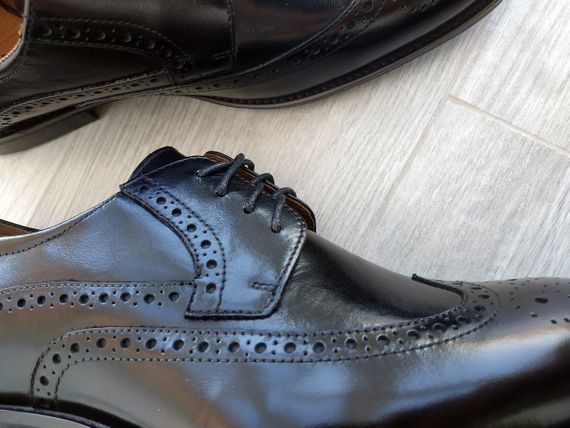 Шикарні чорні броги Sensor 39 розмір | Зображення 6