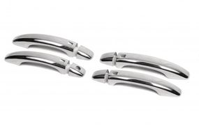 Накладки на ручки (нерж.) 4 накладки для Audi A4 B8 2007-2015 рр.